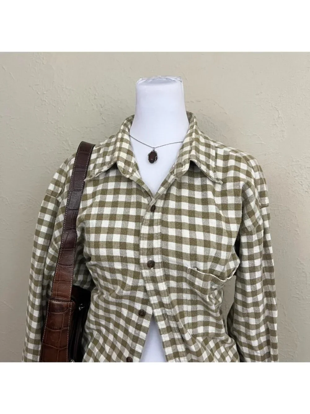 plaid indie skater grunge button down shirt